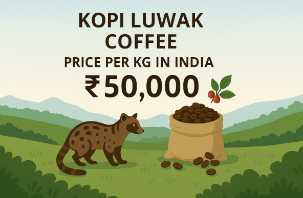 Kopi Luwak Coffee Price per Kg in India